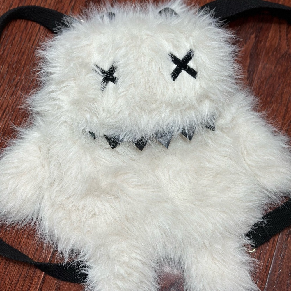 Furry Monster Backpack/ Purse - Picture 2 of 16